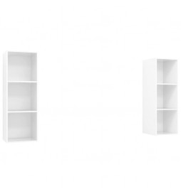Meubles TV muraux 2 pcs...