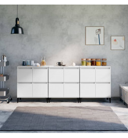 Buffets 3 pcs blanc...