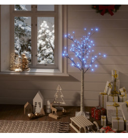Sapin de Noël 120 LED bleu...