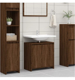 Armoire de bain Chêne...