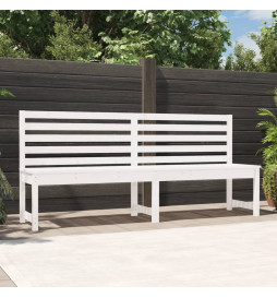 Banc de jardin blanc 201,5...