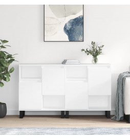 Buffets 2 pcs blanc...