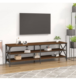 Meuble TV chêne marron...