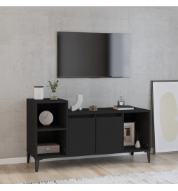 Meuble TV Noir 100x35x55 cm...