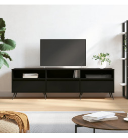 Meuble TV noir 150x30x44,5...