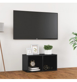 Meuble TV Gris brillant...