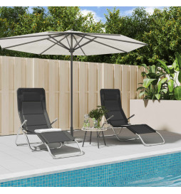 Chaises longues pliables 2...