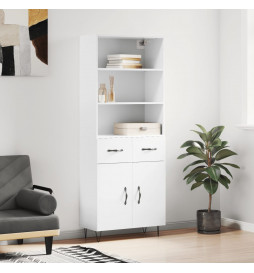 Buffet haut Blanc brillant...