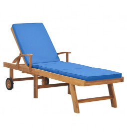 Chaise longue avec coussin...