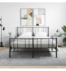 Tables de chevet 2 pcs gris...