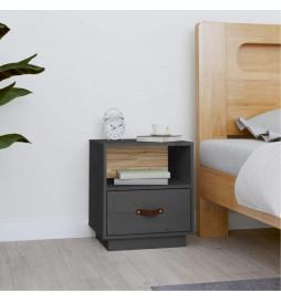 Table de chevet Gris...