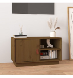 Meuble TV Marron miel...