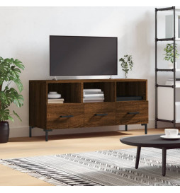 Meuble TV chêne marron...