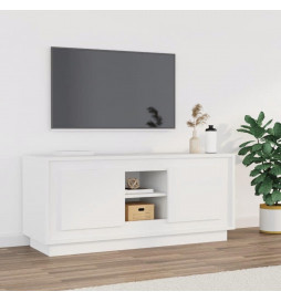 Meuble TV blanc 102x35x45...