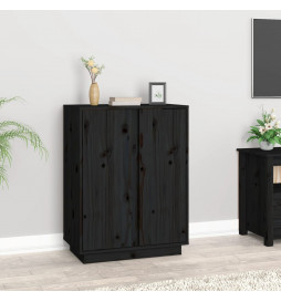 Buffet Noir 60x35x80 cm...