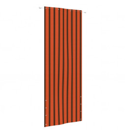 Écran de balcon Orange et...