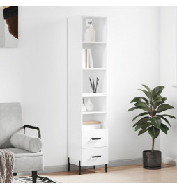 Buffet haut Blanc brillant...