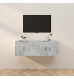 Meubles TV muraux 2 pcs...