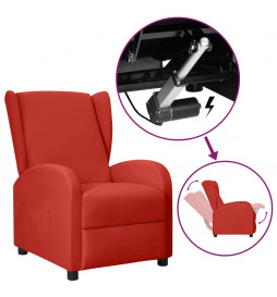 Fauteuil à oreilles rouge...