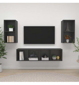 Meubles TV muraux 4 pcs...