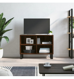 Meuble TV chêne marron 69,5...