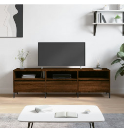 Meuble TV chêne marron...