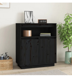 Buffet Noir 70x34x80 cm...