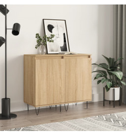 Buffets 2 pcs chêne sonoma...