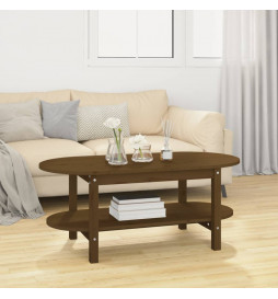Table basse Marron miel...