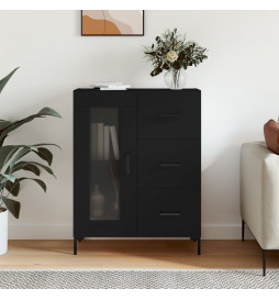 Buffet noir 69,5x34x90 cm...
