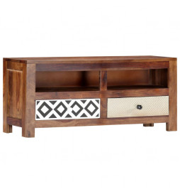 Meuble TV 90x30x40 cm Bois...