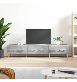 Meuble TV gris béton...