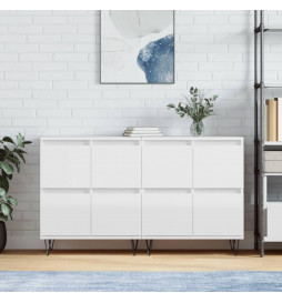Buffets 2 pcs blanc...