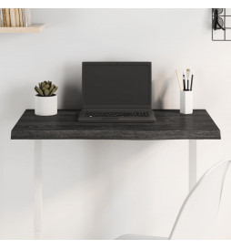 Dessus de bureau gris foncé...