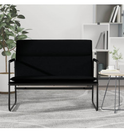 Banc Noir 100x64x80 cm Tissu