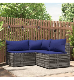 Salon de jardin 3 pcs avec...