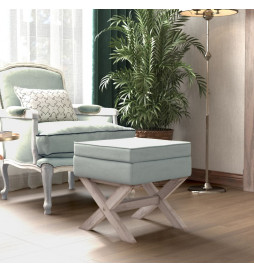 Tabouret de rangement Gris...