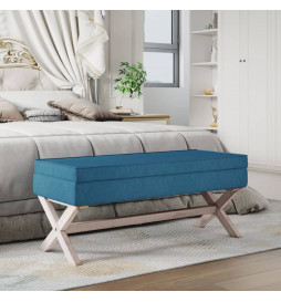 Tabouret de rangement Bleu...