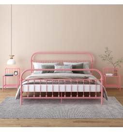 Tables de chevet 2 pcs Rose...