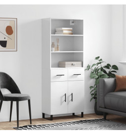 Buffet haut Blanc brillant...