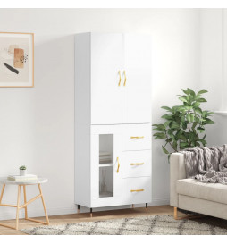 Buffet haut Blanc brillant...