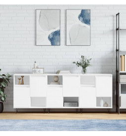 Buffets 3 pcs Blanc Bois...