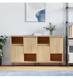 Buffets 2 pcs chêne sonoma...