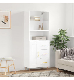 Buffet haut Blanc brillant...