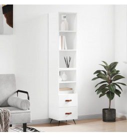 Buffet haut Blanc brillant...