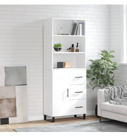 Buffet haut Blanc brillant...
