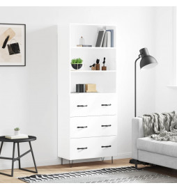 Buffet haut Blanc brillant...