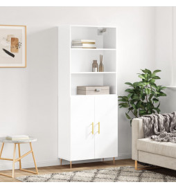 Buffet haut Blanc brillant...