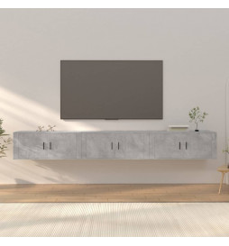 Meubles TV muraux 3 pcs...