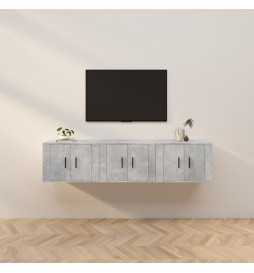 Meubles TV muraux 3 pcs...